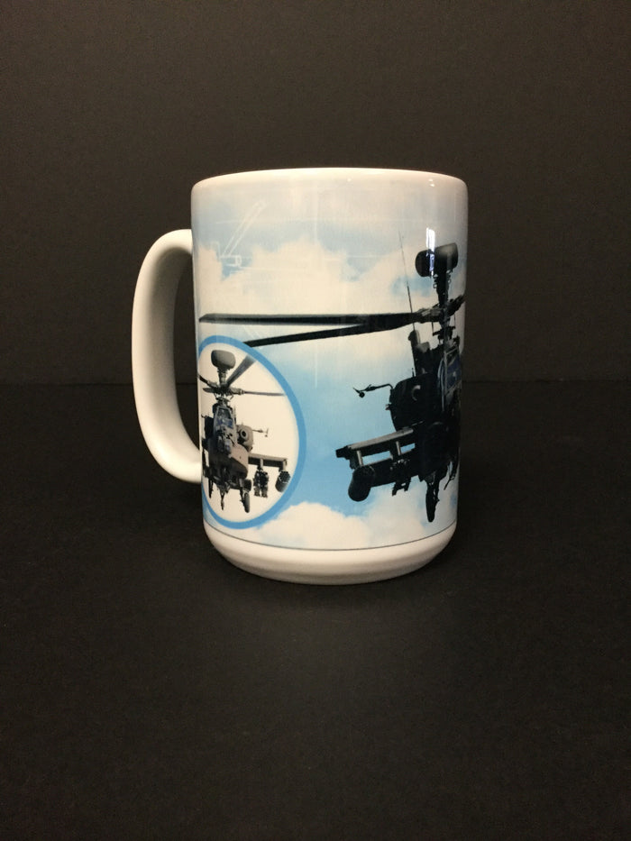 AH-64 Apache Helicopter Mug
