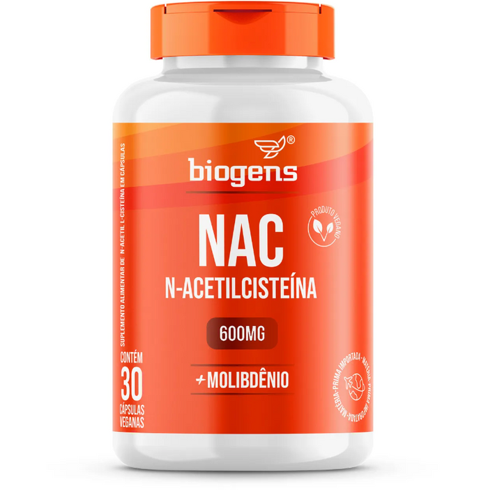 BIGENS | NAC N-Acetil Cisteína 600 mg (30 Cápsulas)