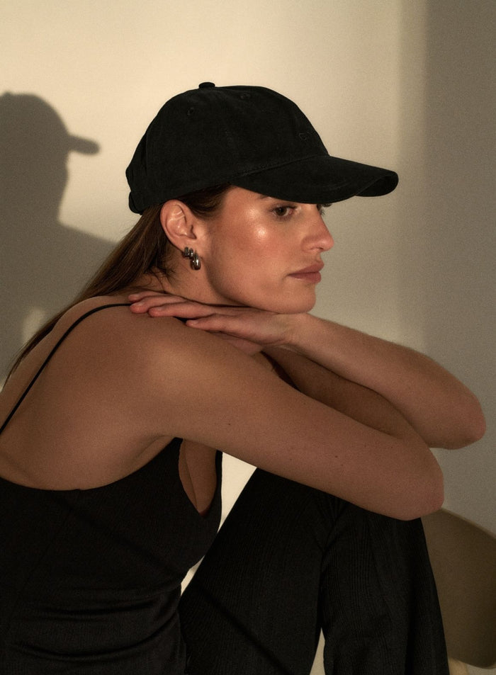 Black Small Logo Cap