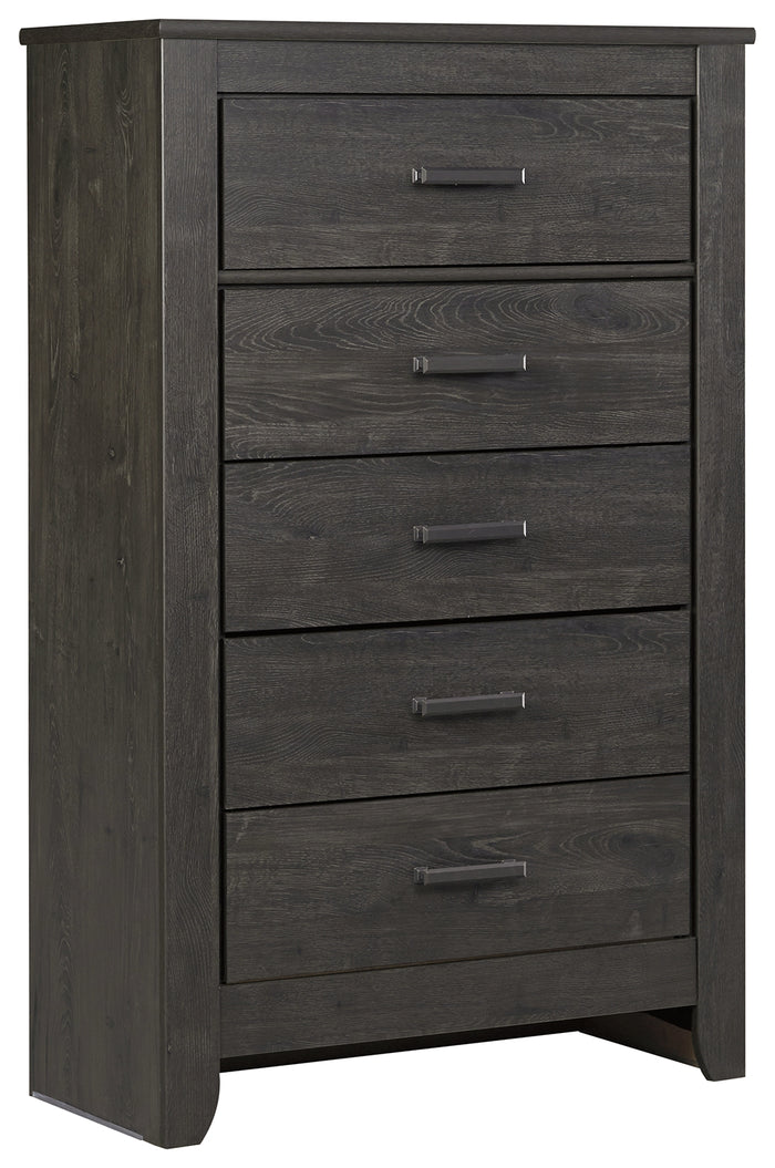 Brinxton B249-46 Charcoal Five Drawer Chest