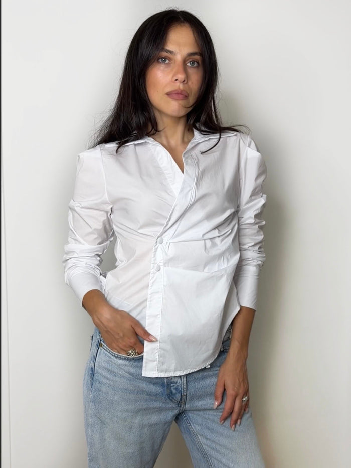 BUTTON POPLIN SHIRT