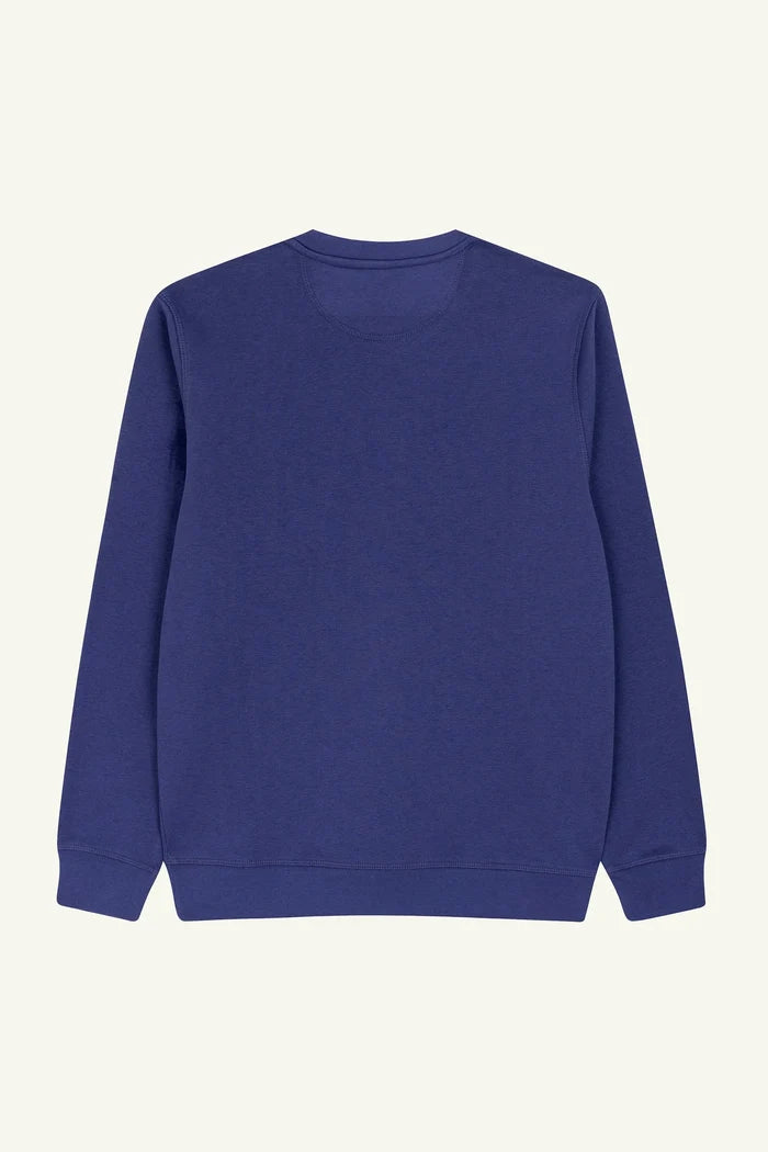 Unisex organic cotton sweatshirt, Cactus Purple Dusk design by Contrast sustainable fashion