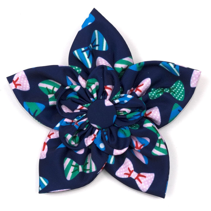 DOG-COLLAR-SLIDER-FLOWER-BOWS