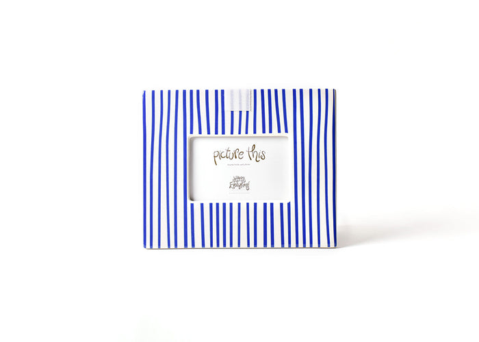 Coton Colors - Skinny Stripe Mini Picture Frame - Indigo