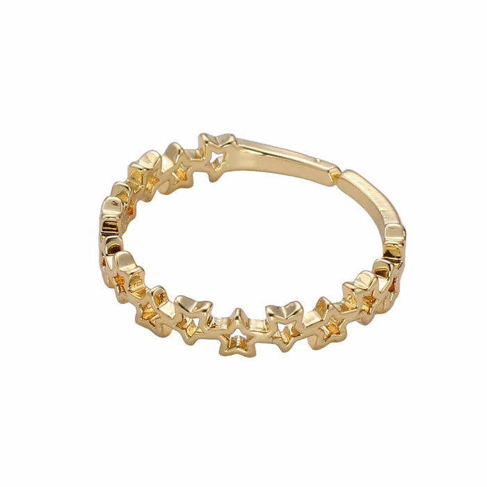 Dainty Star Adjustable Ring
