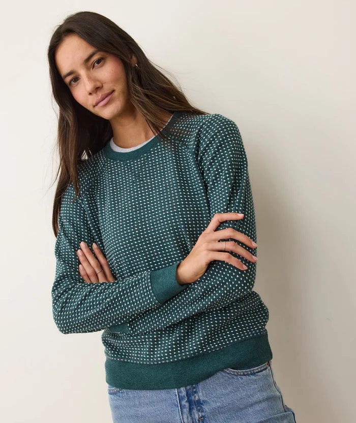 Daisy Textured Raglan Mediterranea