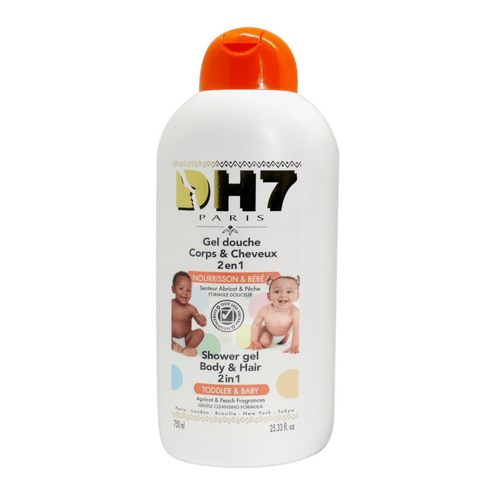 DH7 Paris - Apricot & Peach Baby Shower Gel 750 ml - ShanShar Beauty : The world of beauty.