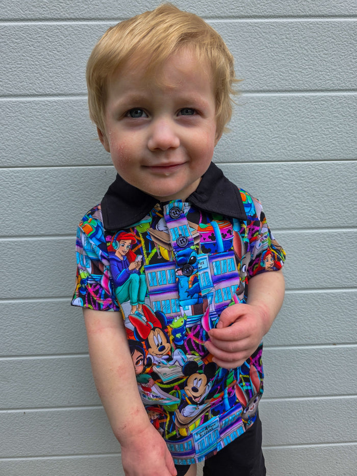F&F Academy Magic Scholars Polo Shirt and Shorts