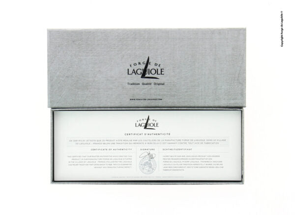 Forge De Laguiole Table Knives Set of 2 High Polished Finish With Juniper Handle - T22MINGEBRI