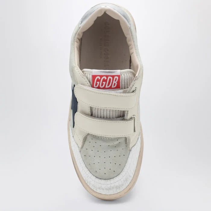 Golden Goose - Ball Star Sneakers in grey/white/beige/navy blue