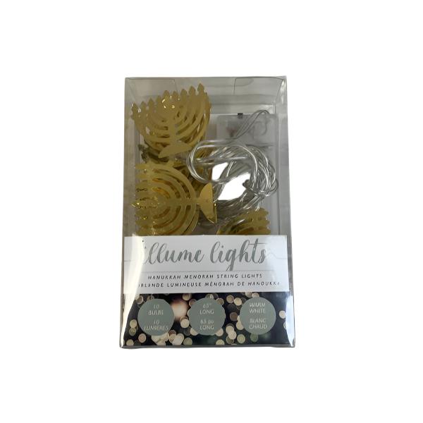 ILLUMINATED Hanukkah Menorah String Light