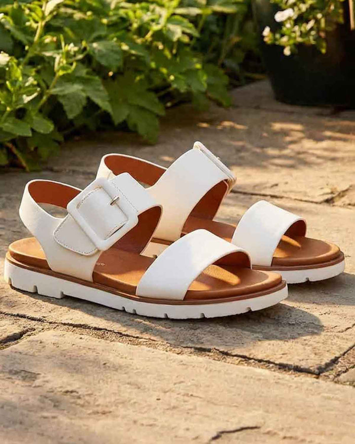 Lunar Cher Sling Back Sandal - White - Lunar