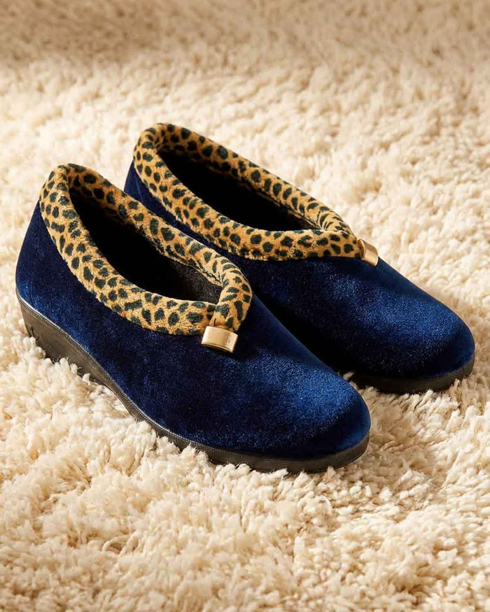 Lunar Paloma Slipper - Navy - The Classic Boutique