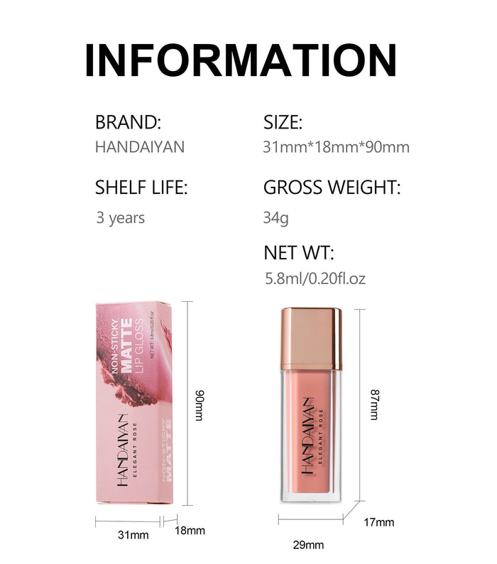 MA669 - Matte Liquid Waterproof Lipstick