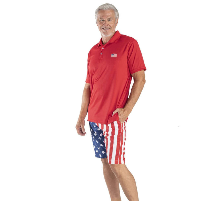 Men's American Flag Golf Shorts - The Flag Shirt