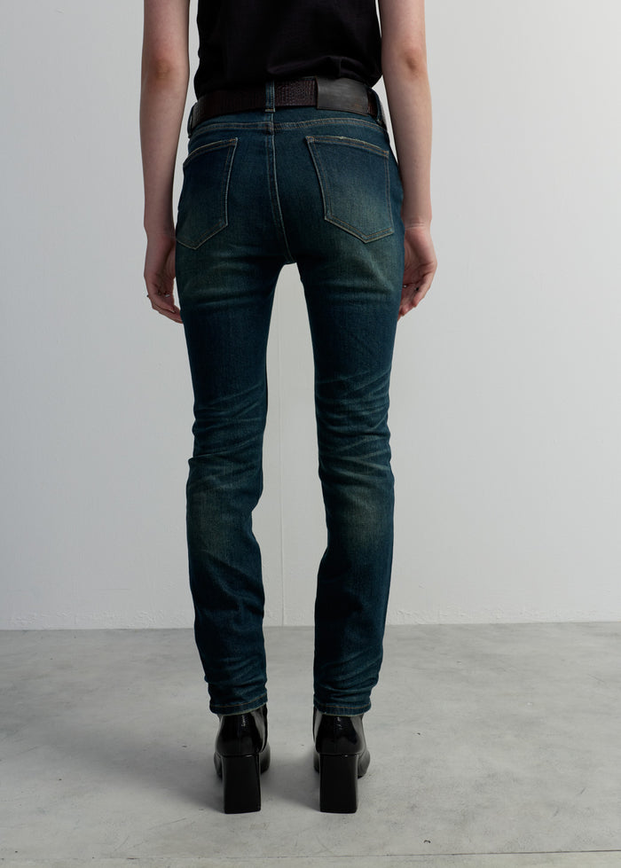 MID-RISE CROP SKINNY JEANS