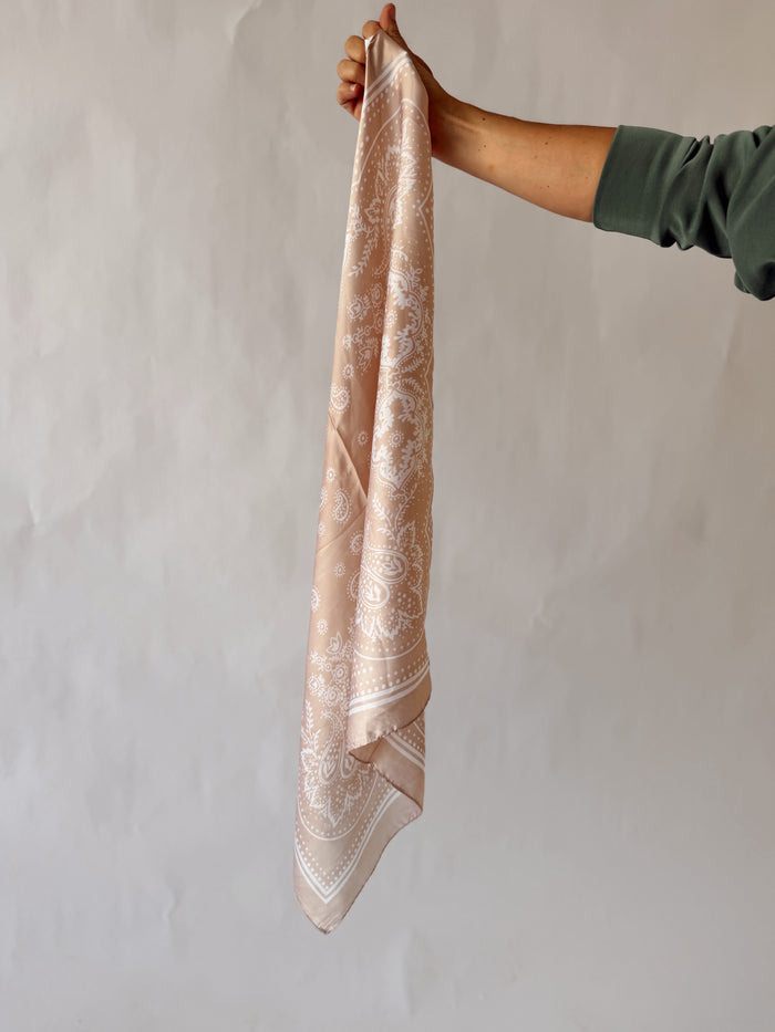 Patterned Square Scarf