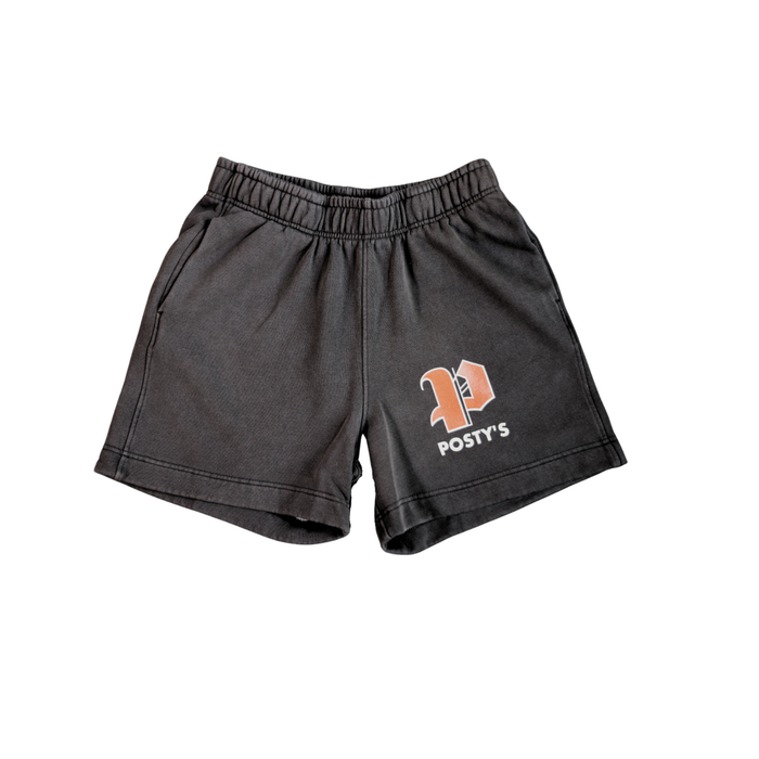 PM Logo Black Unisex Shorts