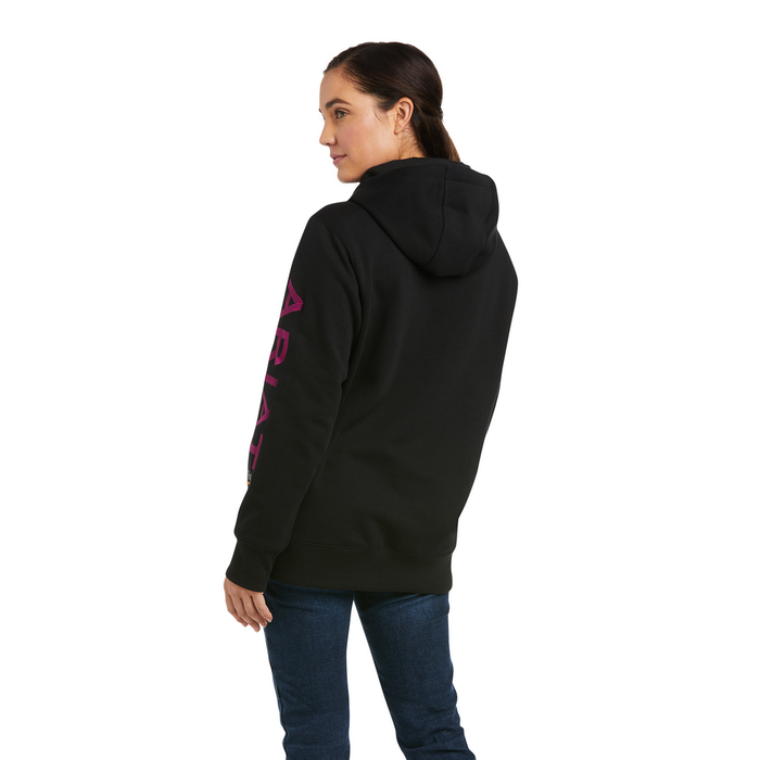 REBAR GRAPHIC HOODY - 001-Black | Ariat 10037620
