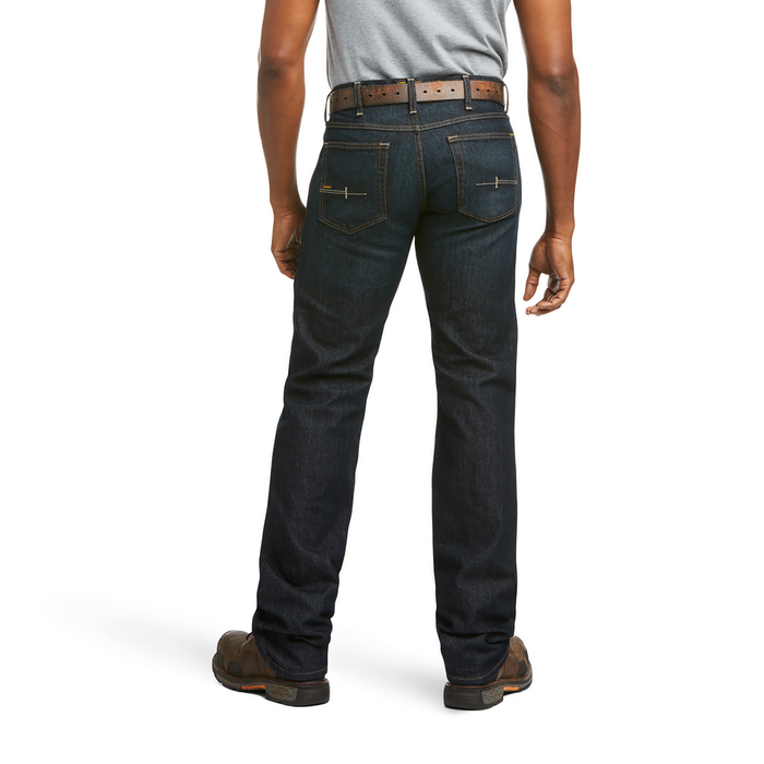 REBAR M5 DURASTRETCH BASIC DOUBLE FRONT STACKABLE JEAN - 001-Black | Ariat 10036686