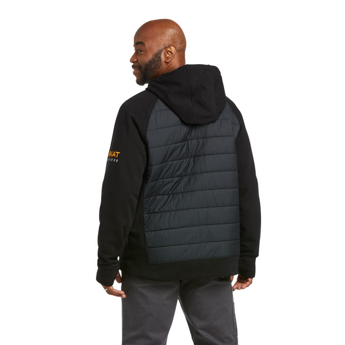 REBAR THERMIC INSULATED FULL-ZIP HOOD - 001-Black | Ariat 10037484