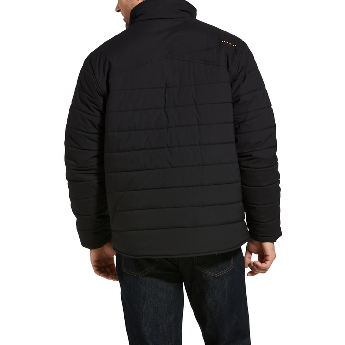 REBAR VALIANT STRETCH CANVAS INSULATED JACKET - 001-Black | Ariat 10032975