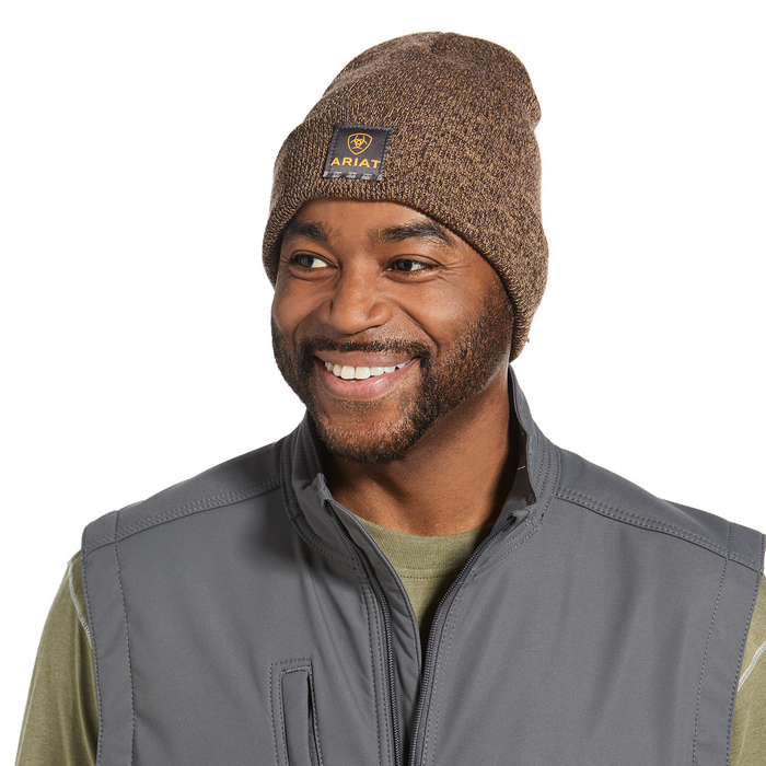 REBAR WATCH CAP DARK BROWN - 200-Brown | Ariat 10032966