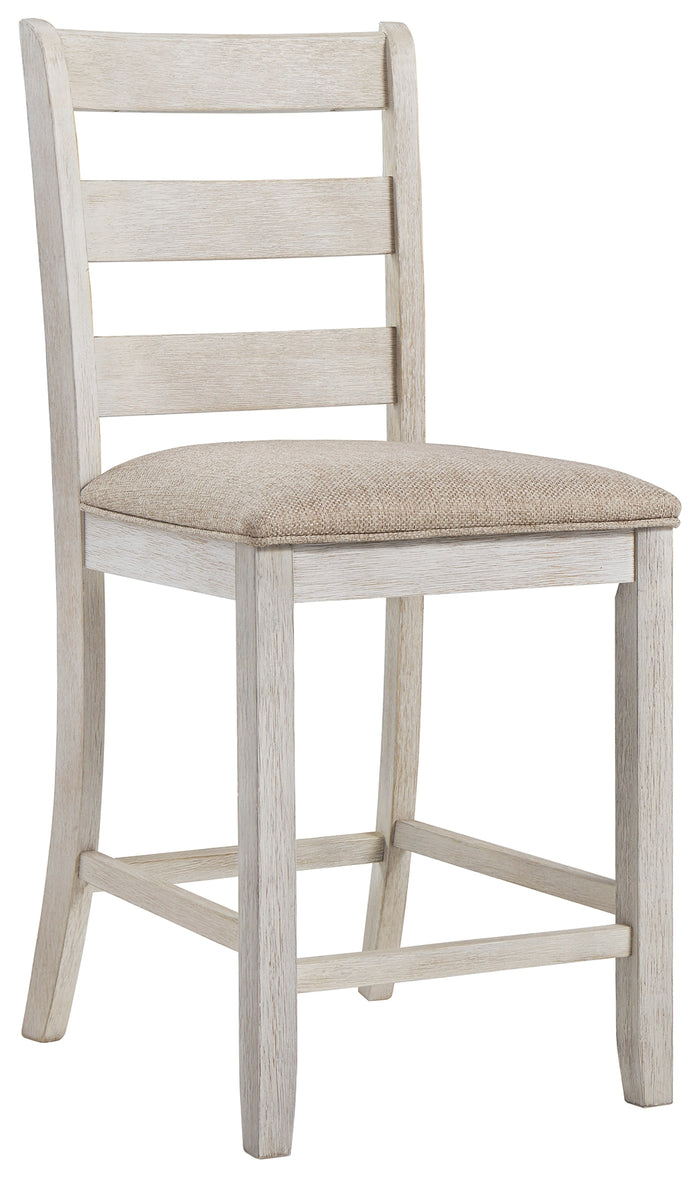 Skempton D394-124 WhiteLight Brown Upholstered Barstool 2CN