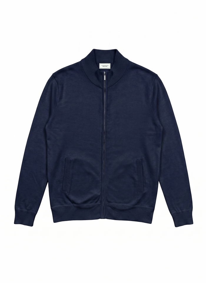 SW1202 Boy's Solid Full-Zip Sweater - Available in 6 Colors