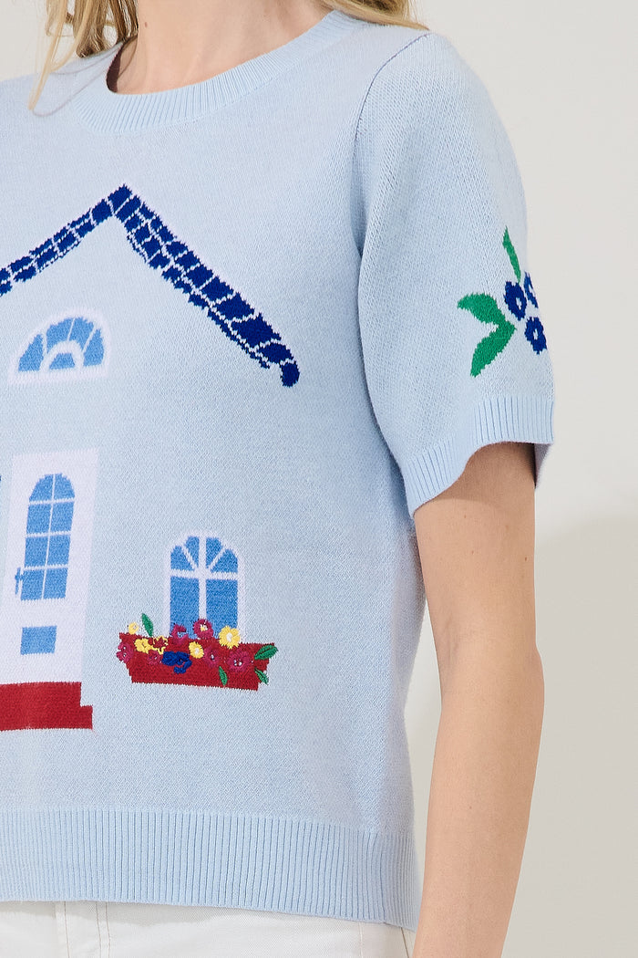 Sweet Home Short Sleeve Sweater