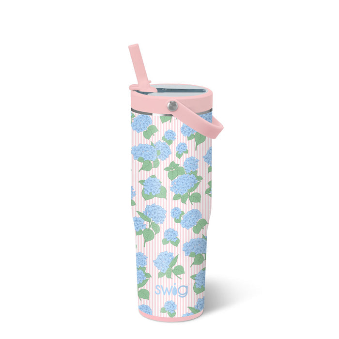Swig Tumbler To-Go Hydrangeas Leakproof 30OZ