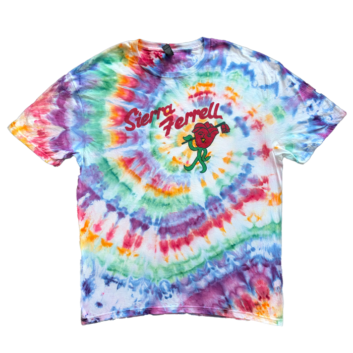Tie Dye Ramblin' Rose Tee