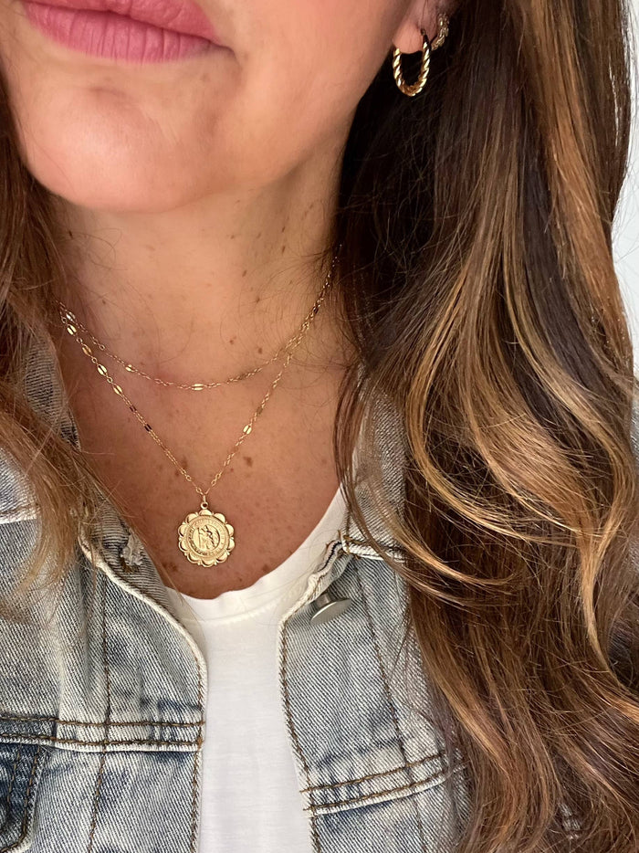 Traveler Saint Christopher Necklace