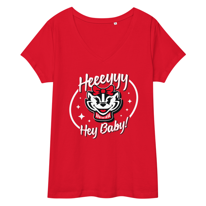 Wisconsin Hey Hey Baby Tee | LADIES