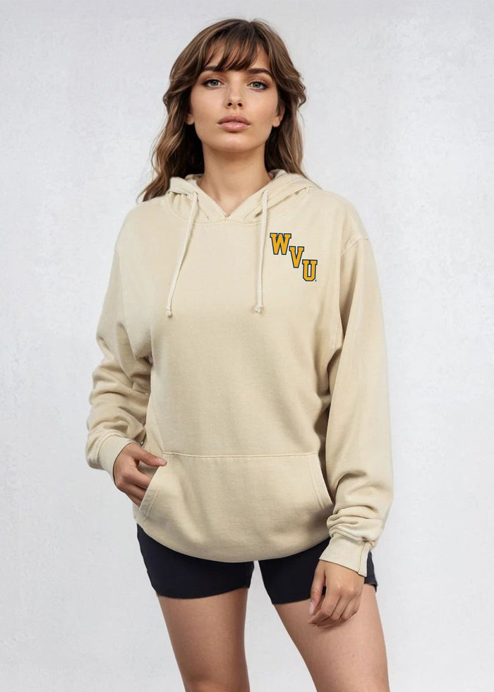 Women's Burnout West Virginia Front Back Everybody Hoodie