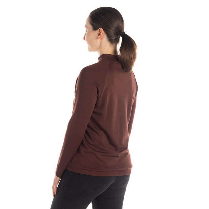 WOMEN’S DRIFT LONG SLEEVE TOP CHOCOLATE