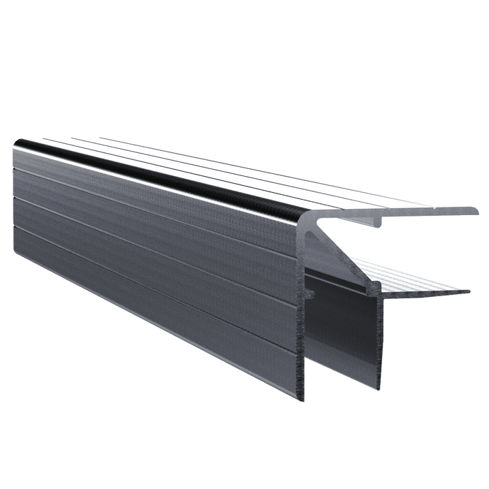1/2-inch Aluminum Double Angle Extrusion, 10 Feet Length