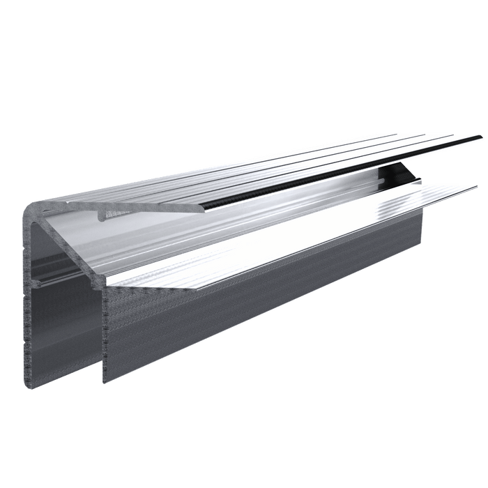 1/2-inch Aluminum Double Angle Extrusion, 10 Feet Length