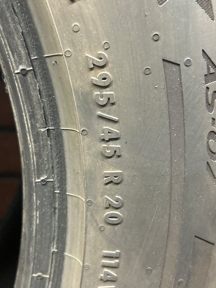 1x Used Tire General Gmax AS-07 UHP 114V All Seasons Performance 295/45/20