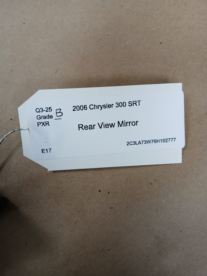 2005-2007 CHRYSLER 300 DODGE CHARGER MAGNUM AUTO DIM REAR VIEW MIRROR 4806228AB