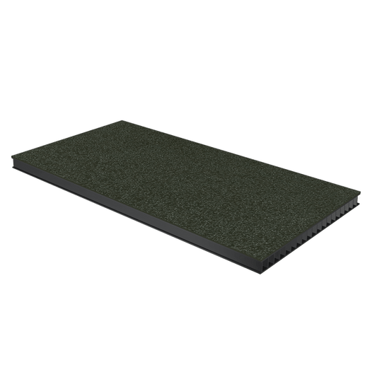 3/8in Corrugated Laminate - Olive Drab