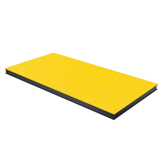 3/8in Corrugated Laminate - Yellow