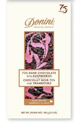 72 % Dark Chocolate with Raspberries