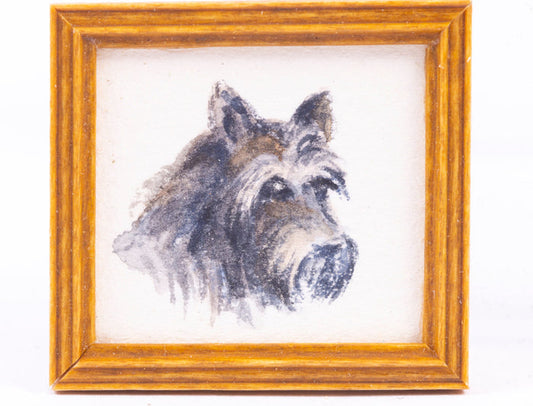 Adele Moros Painting of a Scottish Terrier