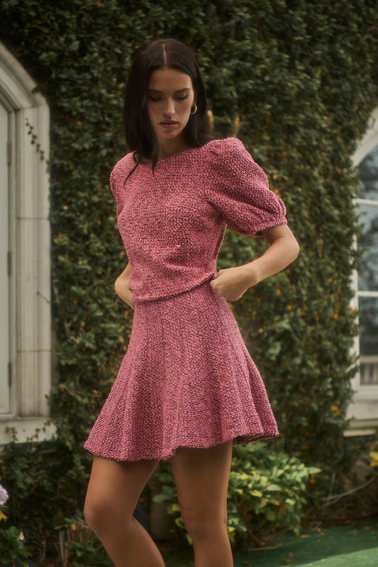 Adina Tweed Top