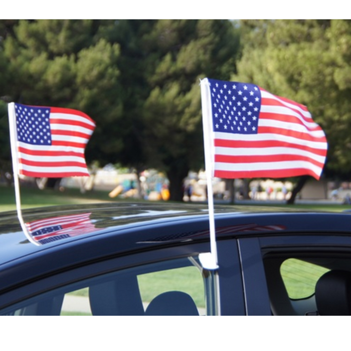 American Flag Car Flag Pack of 2 - The Flag Shirt