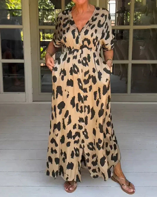 Anne | Leopard Print Dress