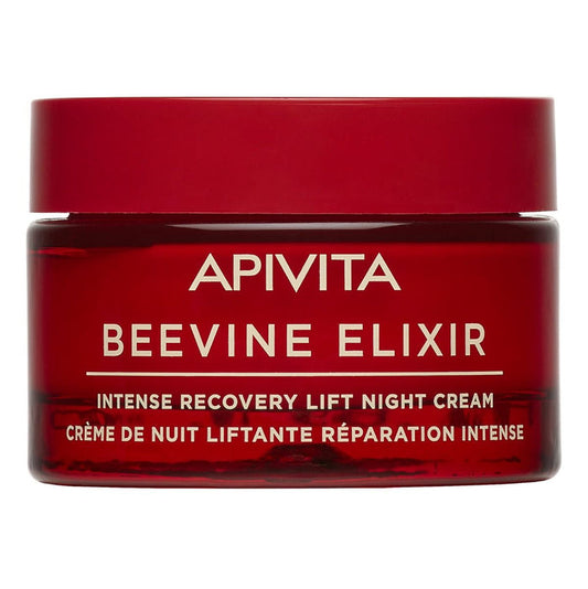 Apivita Beevine Elixir Συσφικτική Κρέμα Προσώπου Νυκτός με Υαλουρονικό Οξύ & Κολλαγόνο 50ml