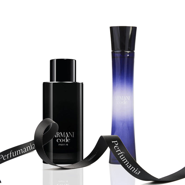 Armani Code Eau de Parfum 2.5 oz. for Women and Armani Code Eau de Toilette 2.5 oz. for Men by Giorgio Armani