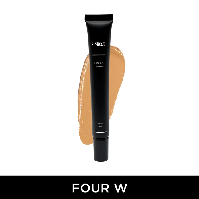 aspect makeup makeup Liquid #4 (medium Tan /Warm Shade) Aspect Makeup Liquid Foundation